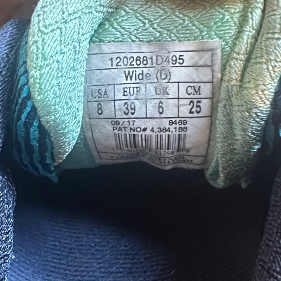 Brooks Teal and Navy Athletic Shoes - Picture 5 of 5